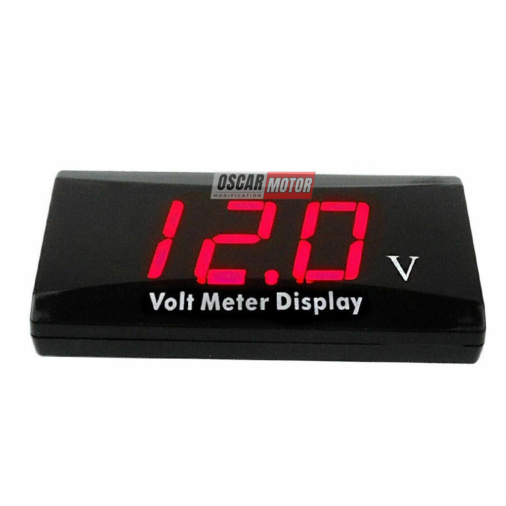 Voltmeter Ukur Aki Digital Volt meter Km AC DC Variasi Walterpof Universal semua motor