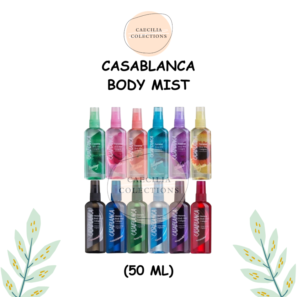 CC - CASABLANCA BODY MIST 50 ML & 100 ML