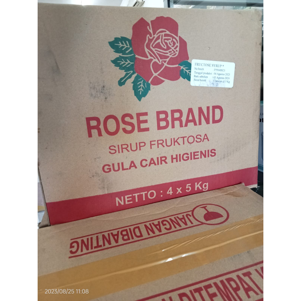 

Gula Cair Rosebrand 1 Dus Isi 4 (5kg) | Sirup Fruktosa
