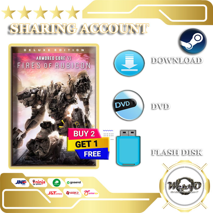 ARMORED CORE VI FIRES OF RUBICON Deluxe Edition Steam - Game PC Original - Support Laptop & Handheld