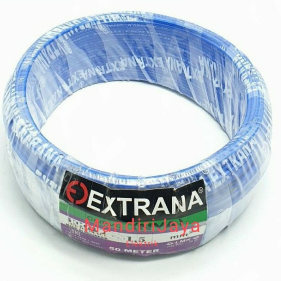 Kabel Listrik NYAF Extrana Serabut 1x1.5mm / Per Meter