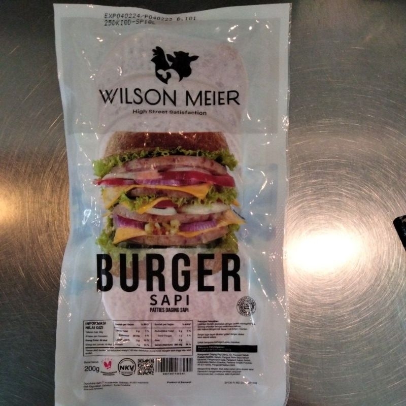 

WILSON MEIER BURGER SAPI 200GR