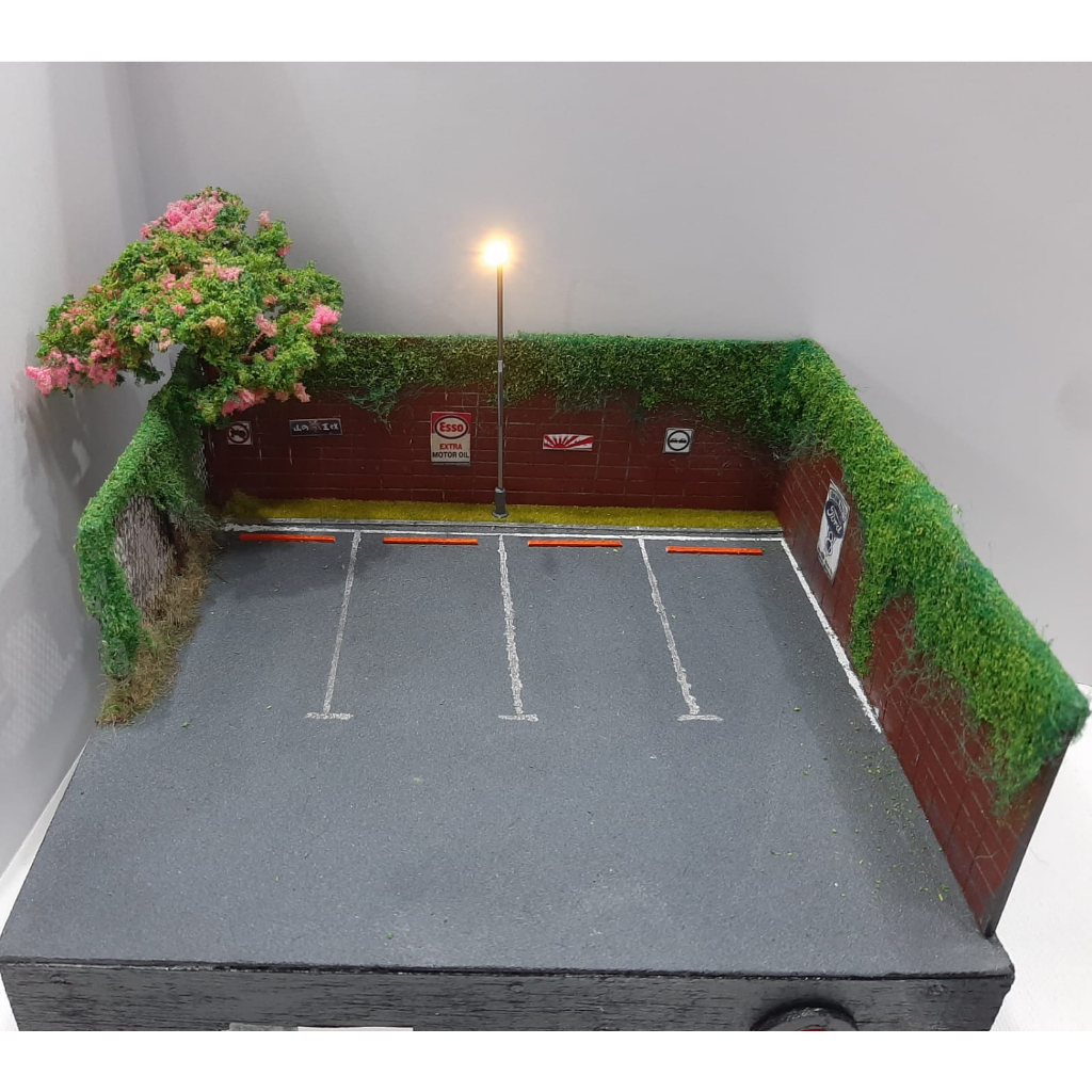 Diorama Parkiran Jepang / Diorama 1/64 / Parkiran Diecast Ala Jepang