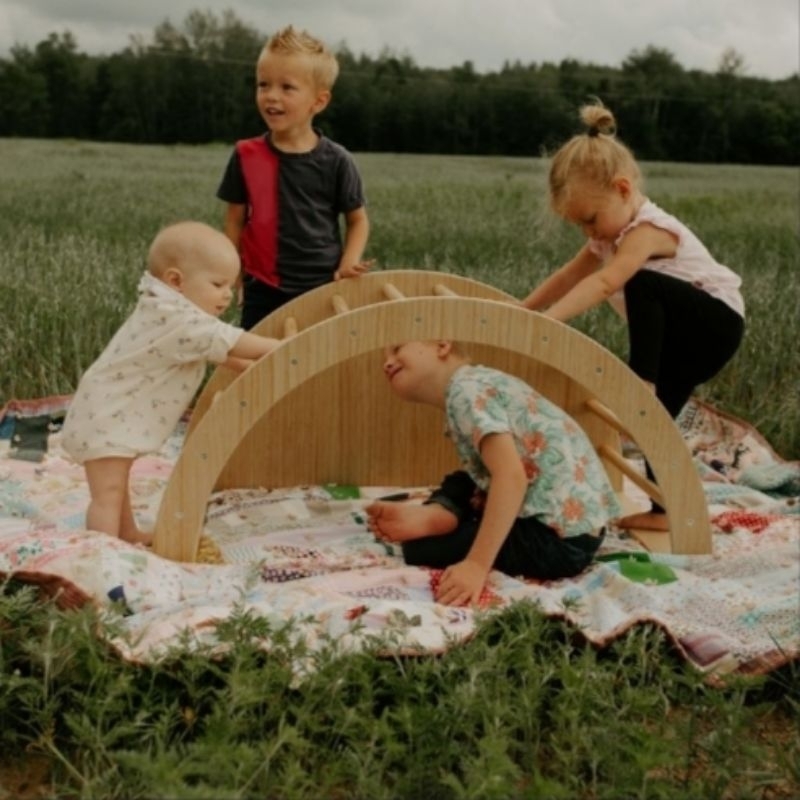 Climbing arch rocker| Mainan panjat anak | Mainan jungkat-jungkit anak