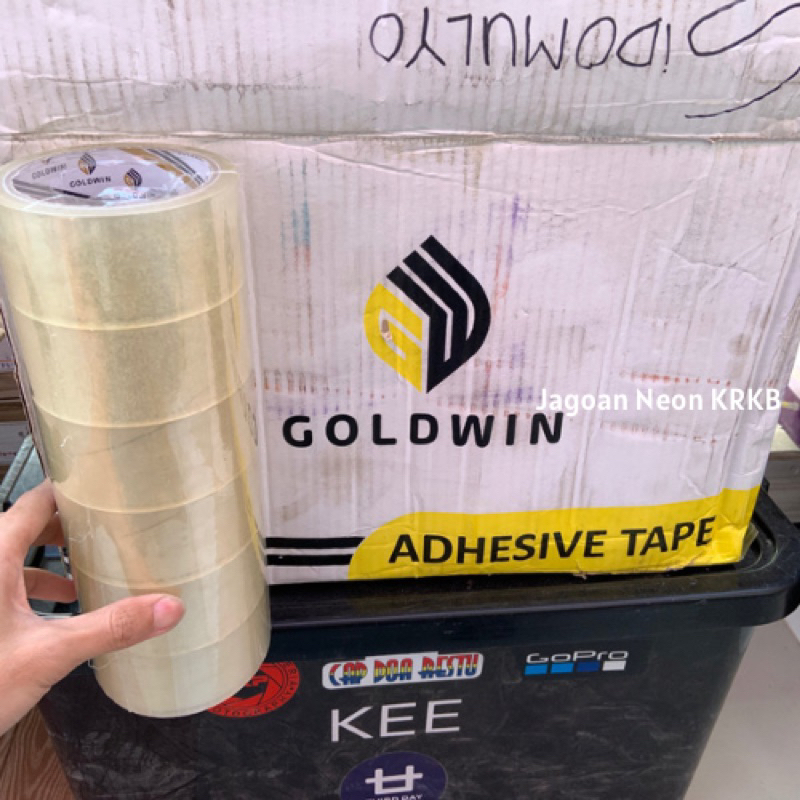 

Lakban 45mm x 72yard Bening / Lakban Murah Tebal / Lakban Goldwin / Lakban 45mm Murah / Lakban Bening Murah / Lakban 72y murah / Lakban Bening Tebal Murah