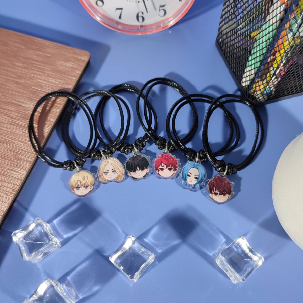 Bracelet Manhwa Windbreaker - Gelang Tali Single Charm Wind Breaker - versi kaitan gantungan akrilik