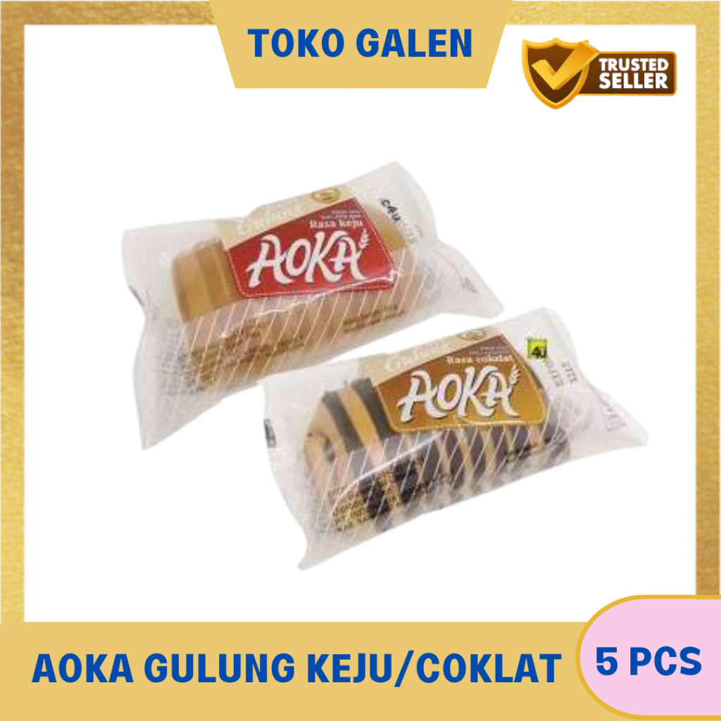 

AOKA GULUNG COKLAT/KEJU PER 5 PCS