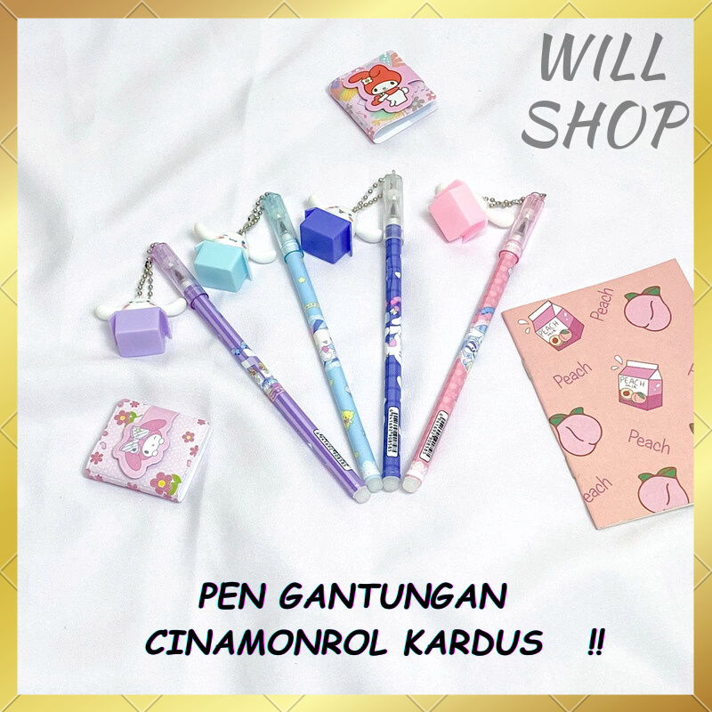 

BOLPEN PULPEN PENA GANTUNGAN RANTAI CINAMONROL KARDUS LUCU UNIK / BOLPEN TINTA HITAM DI JAMIN NYATA / PEN GEL ALAT TULIS SEKOLAH MURAH BISA COD