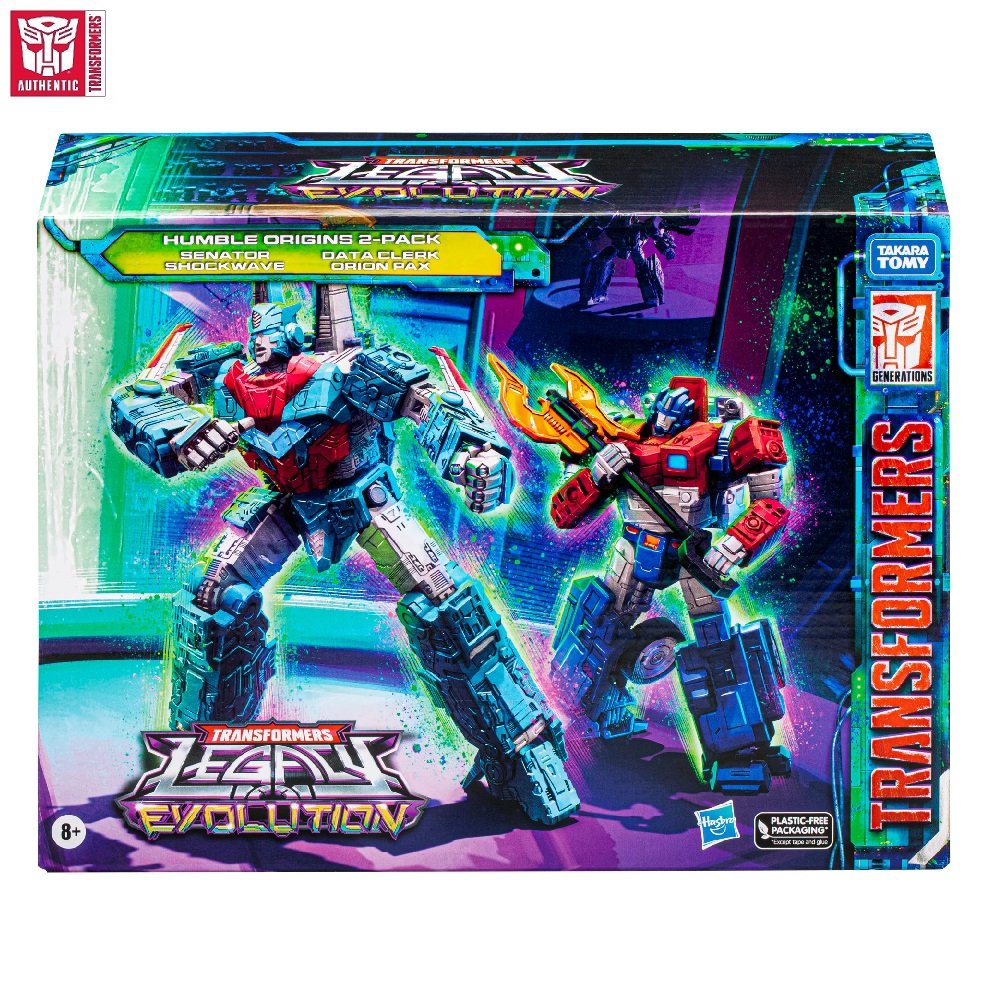 TRANSFORMERS Legacy Evolution Humble Origins Voyager Senator Shockwave & Deluxe Data Clerk Orion Pax