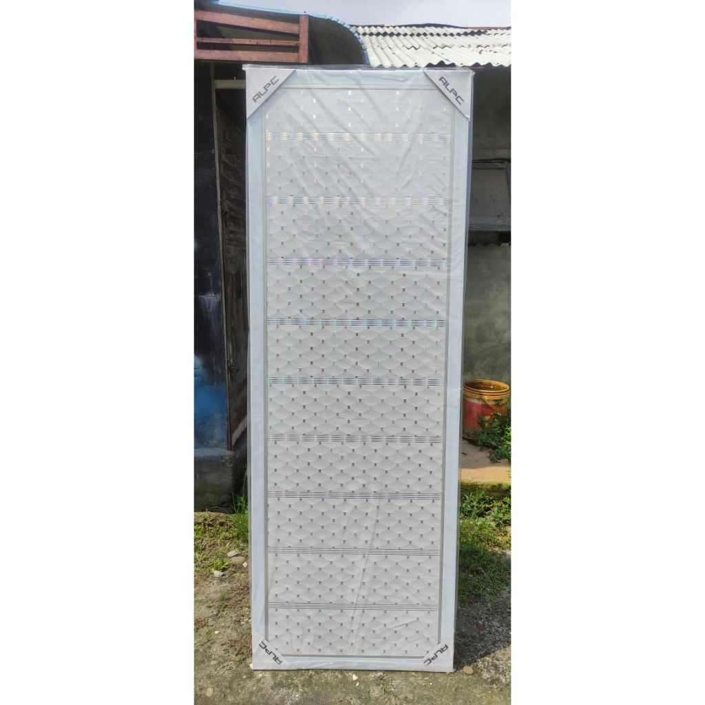 PINTU KAMAR MANDI ALUMINIUM PVC PUTIH (70X200) 1 SISI