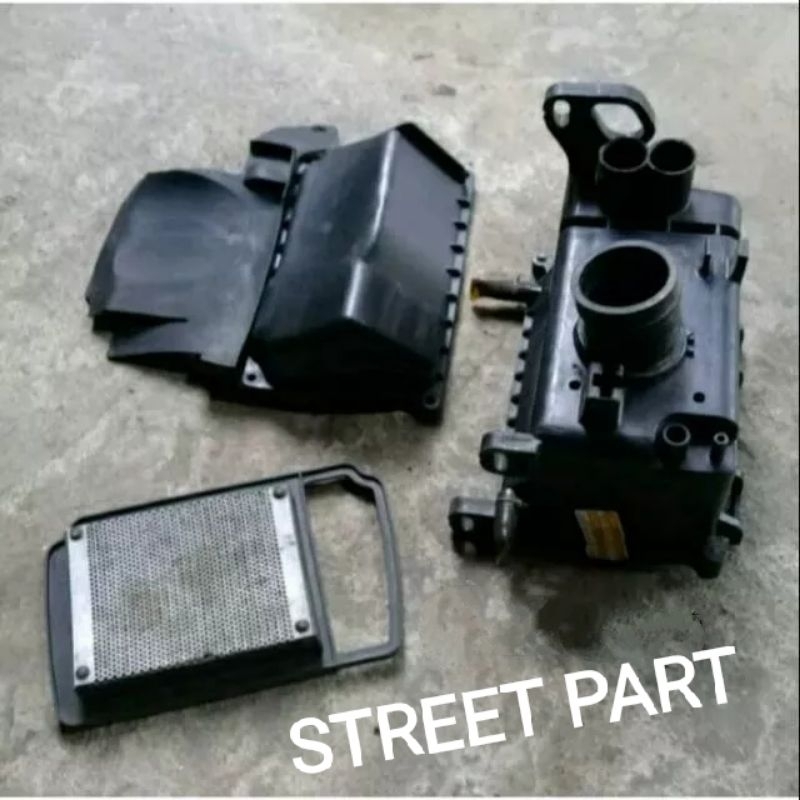 Box Filter Saringan udara Yamaha Mio Smile/Mio sporty set komplit original copotan