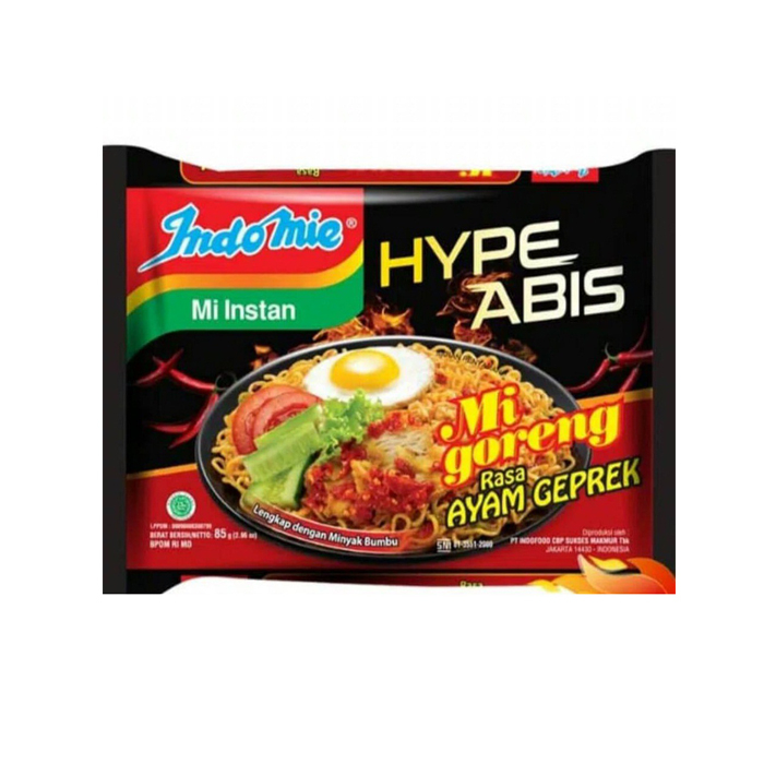 

Indomie goreng ayam geprek