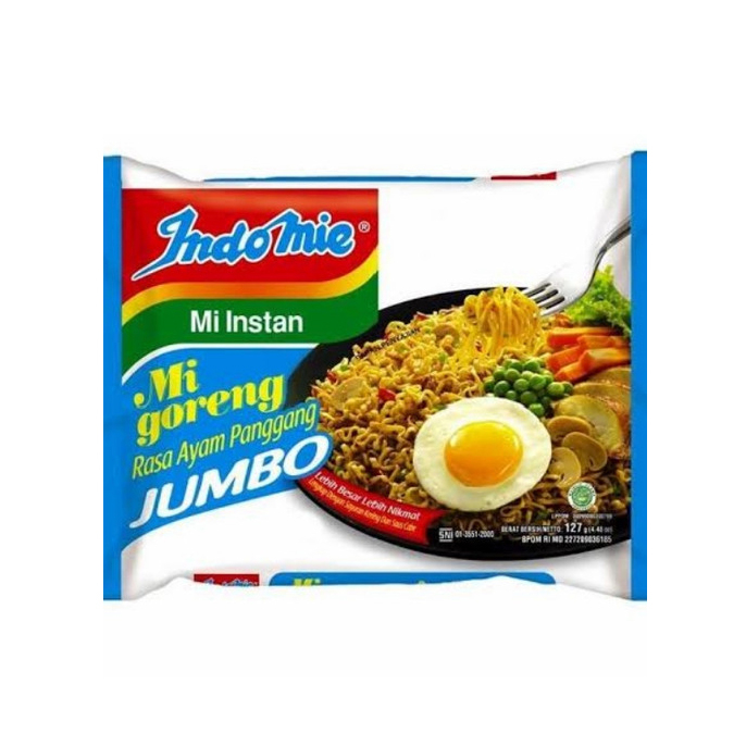 

Indomie goreng ayam panggang jumbo 127gr
