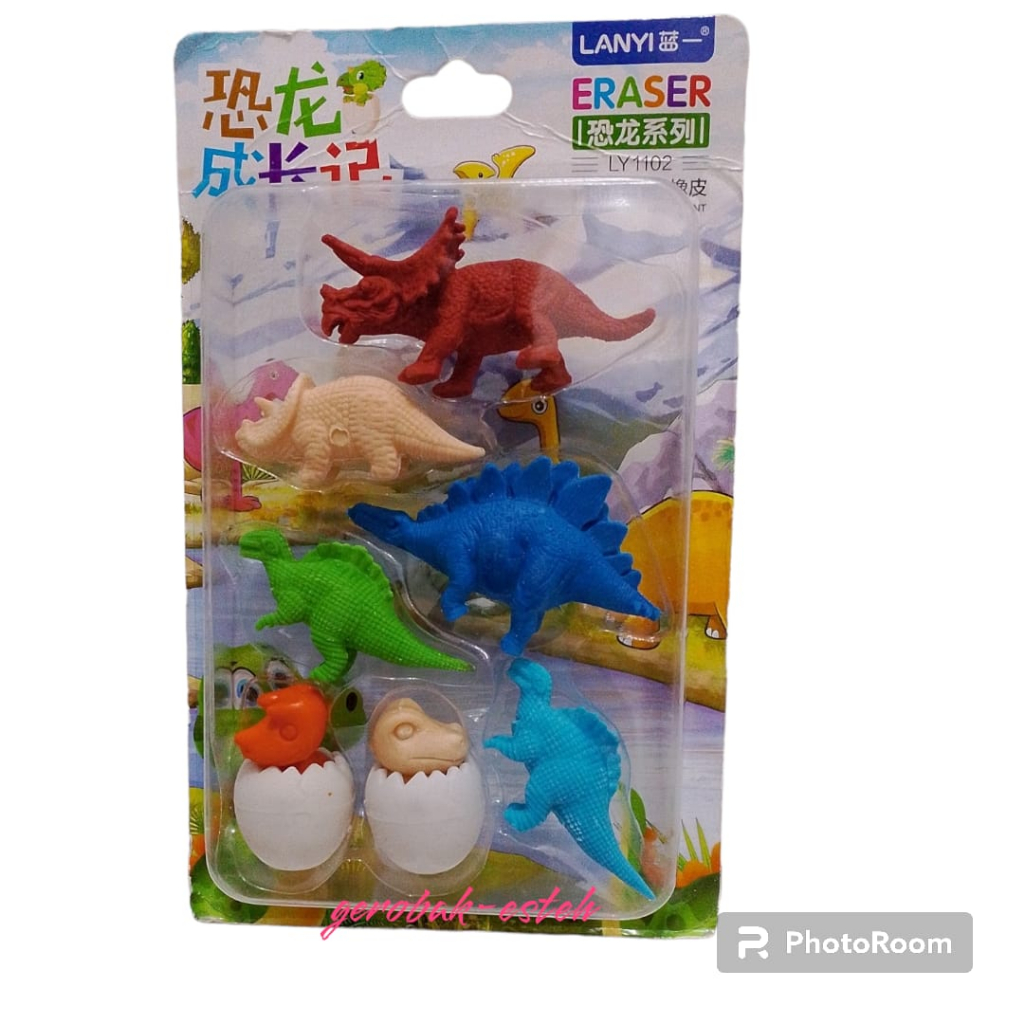 

PENGHAPUS LUCU PENGHAPUS UNIK BENTUK DINOSAURUS