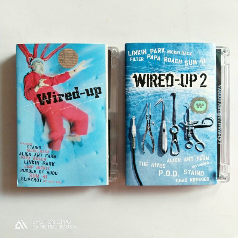 Kaset Wired Up album Kompilasi rock metal