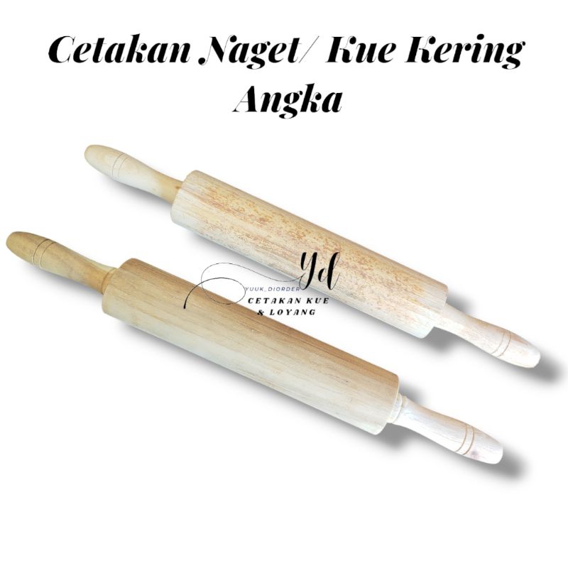 Roll Kayu / Penggiling Adonan / Penggiling Kue / Pemipih Kue / Gilingan Adonan Kue
