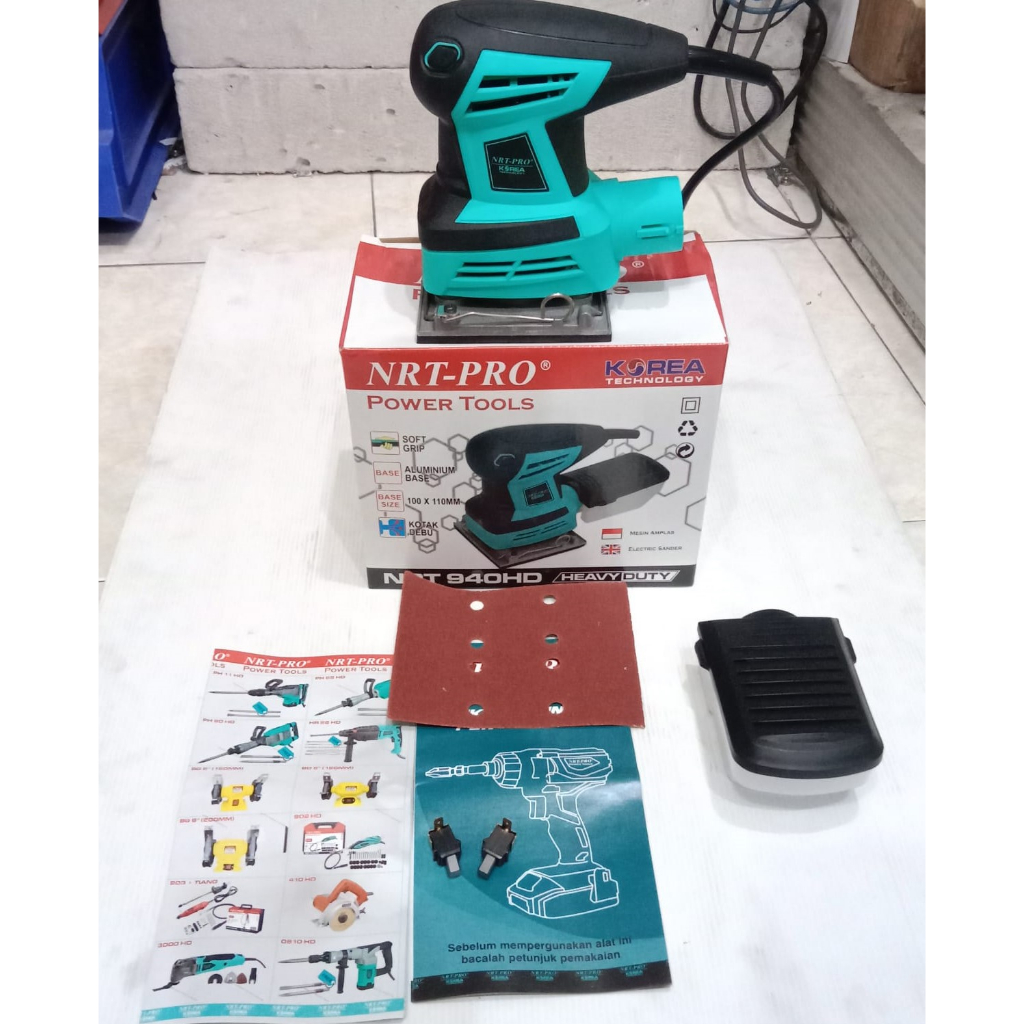 ORI MESIN SANDER AMPLAS KAYU KOTAK NRT PRO 940 HD murah berkualitas