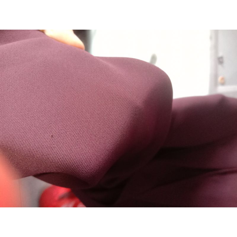preloved FK long prime aljenna dark maroon mazen
