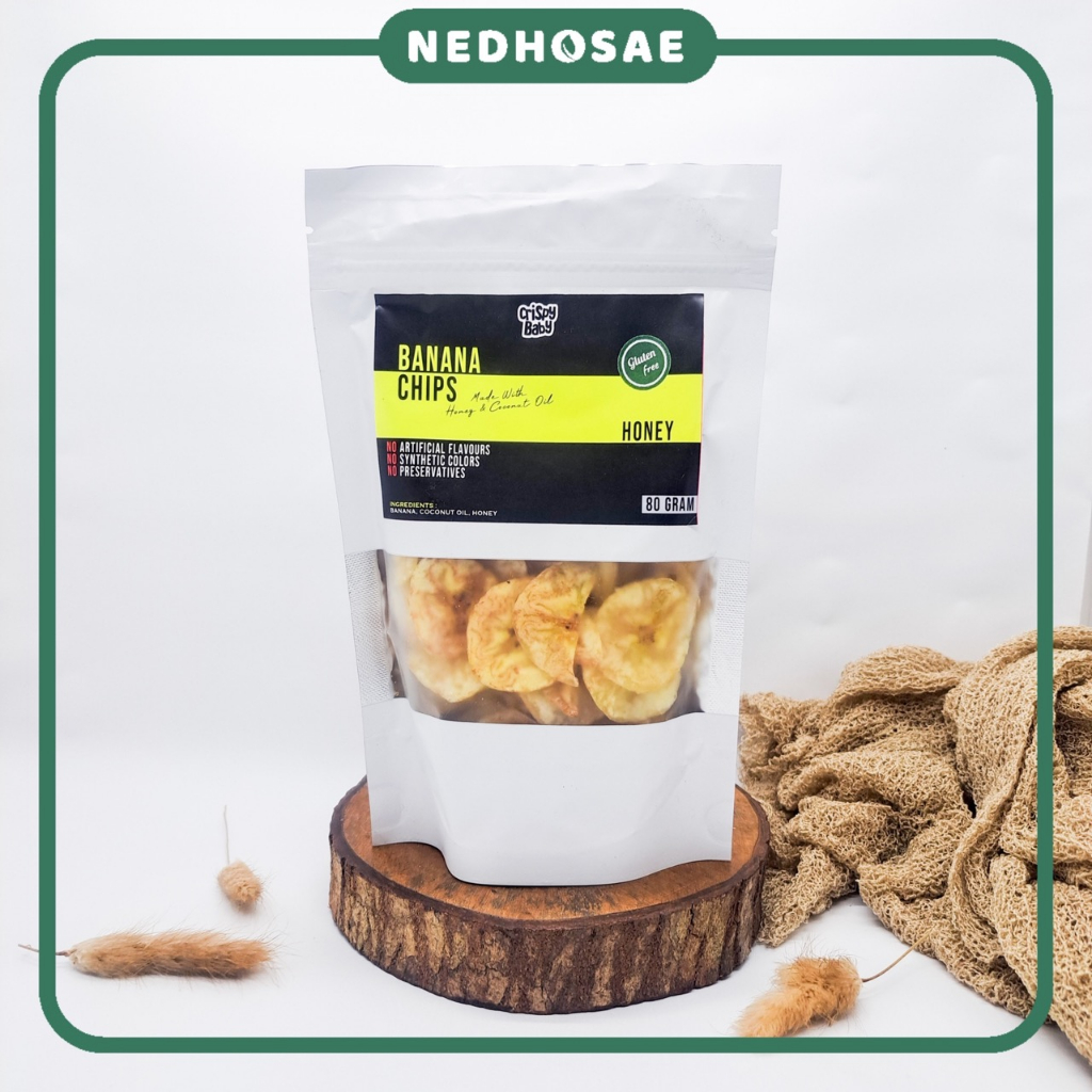 

NANABY CRISPY BABY | BANANA CHIPS | KERIPIK PISANG | SNACK SEHAT MPASI GLUTEN FREE