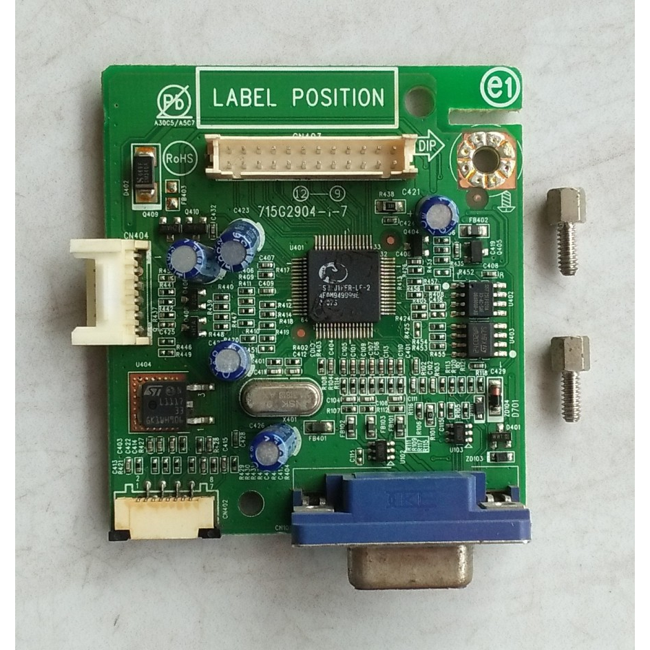 Motherboard Mainboard Board Monitor LCD DELL E1709Wc