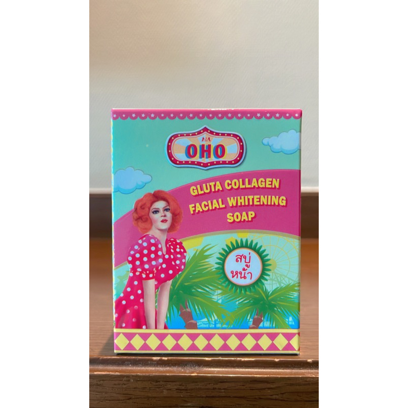 OHO GLUTA COLLAGEN FACIAL WHITENING SOAP 100% ORIGINAL THAILAND