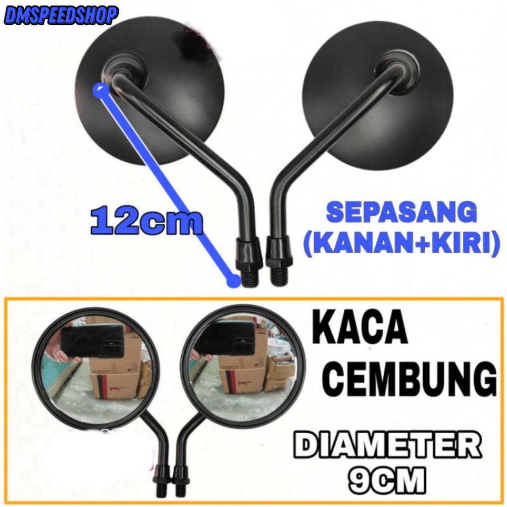 Spion RETRO BULAT CLASSIC scoopy fino xsr155 thunder 125 tiger megapro fazzio genio w175 mio beat va