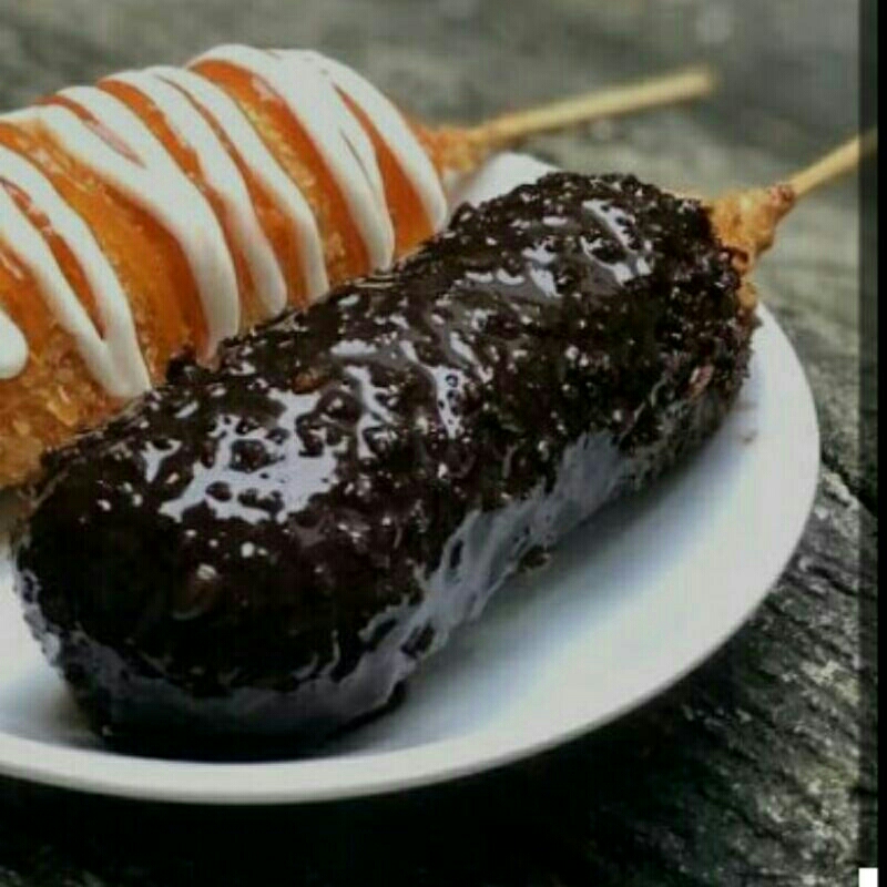 

corndog mozarella rasa coklat