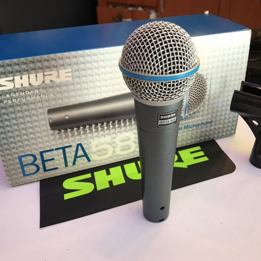 SHURE Mic kabel BETA58A B58A BETA 58A Dynamic Vocal Microphone (ORI)