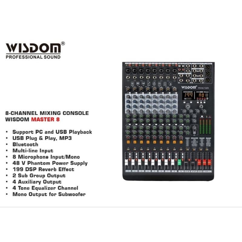 mixer wisdom master 8