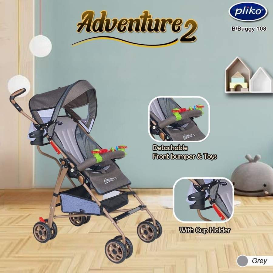 Pliko Adventure Kereta Dorong Bayi