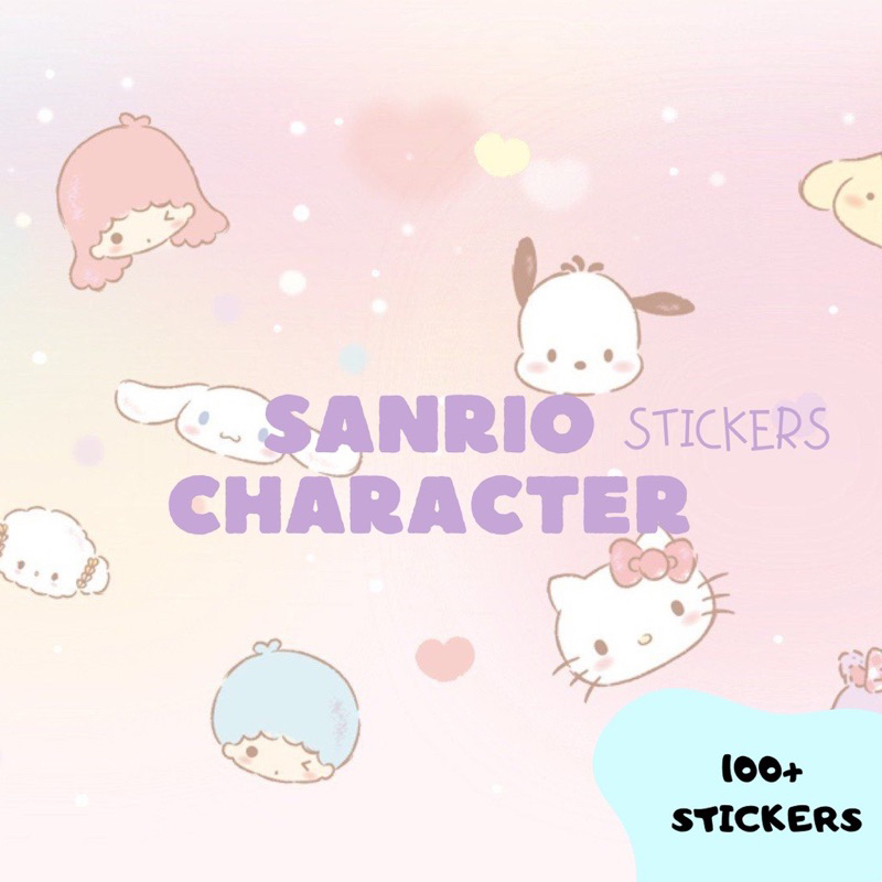 

Sticker Digital Pre-Crop Sanrio Character —— Sanrio Digital Sticker Goodnotes Notability
