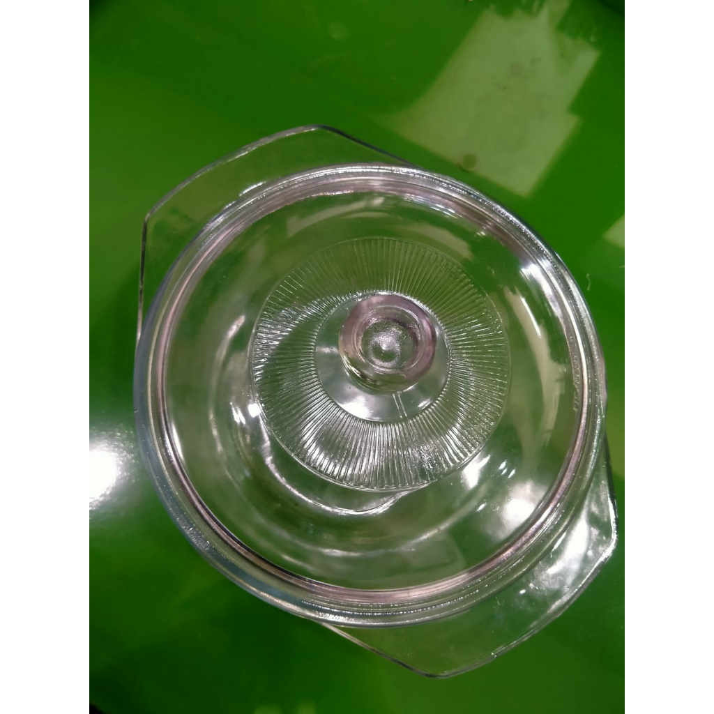 [2pcs] Mangkok Kaca Bening Tutup Kaca Bening | Mangkok Kaca Kecil Bening Tutup Kaca Bening | Mangkok