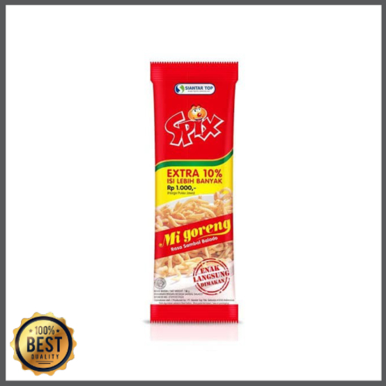 

Spix Mi Goreng Snack Rasa Sambal Balado 20 gram Stok Terbatas