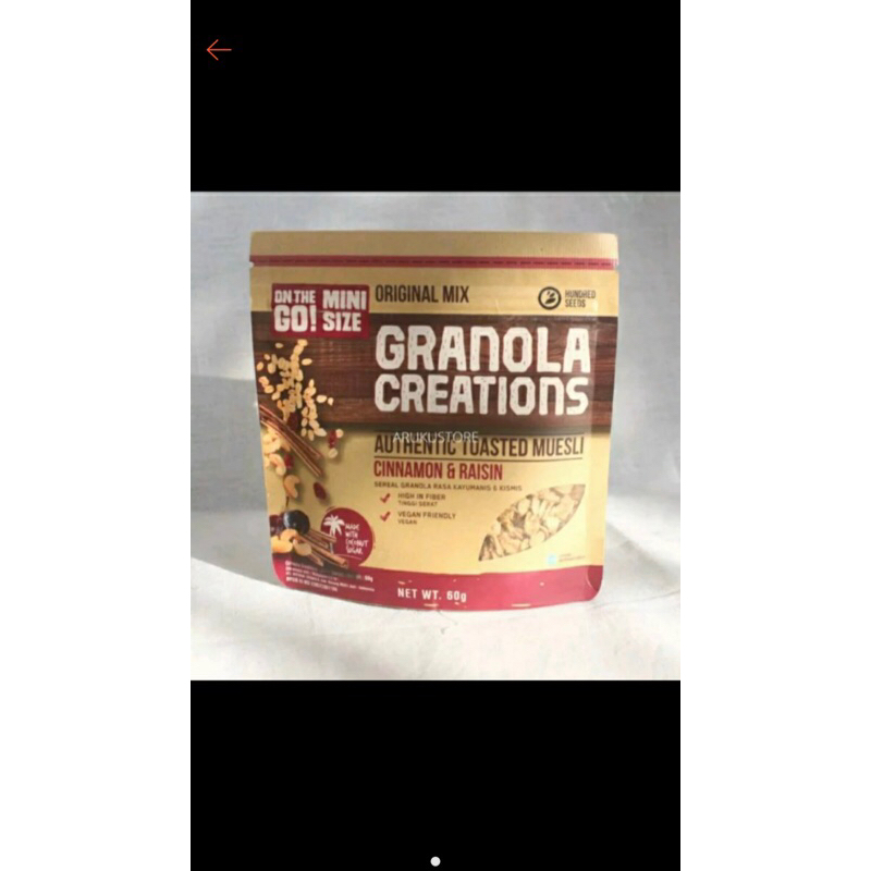 

GRANOLA CREATIONS 60g