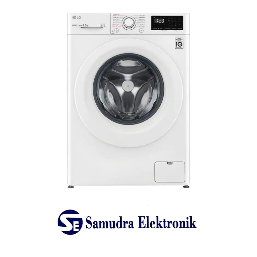 Mesin Cuci Front Loading 8.5Kg LG FV1285S5WS