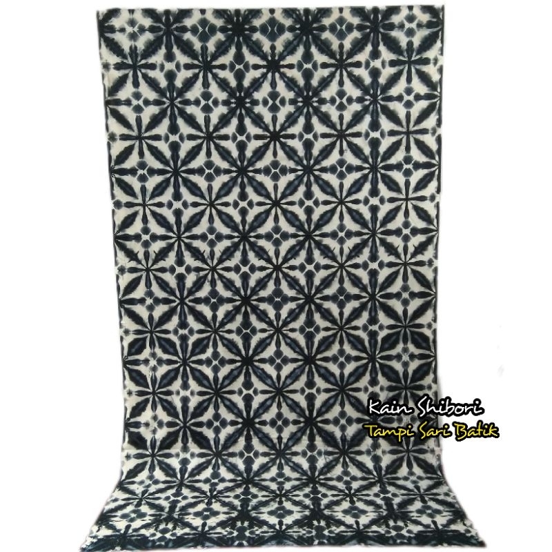 Kain Shibori Edisi Hitam Putih Tampi Sari Store