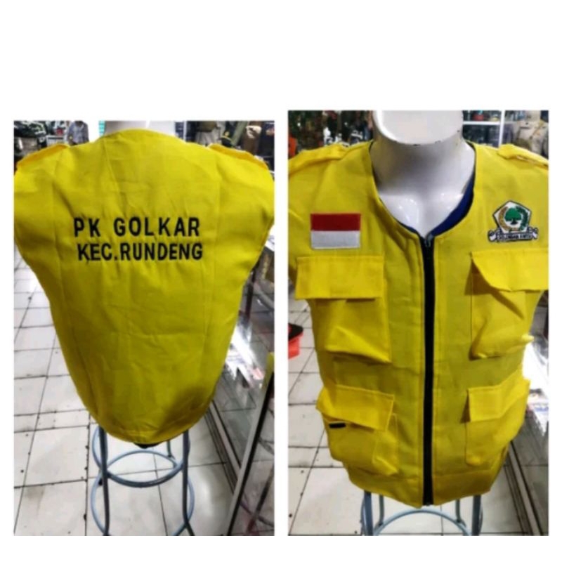 rompi costom brodir partai golkar#rompi golkar
