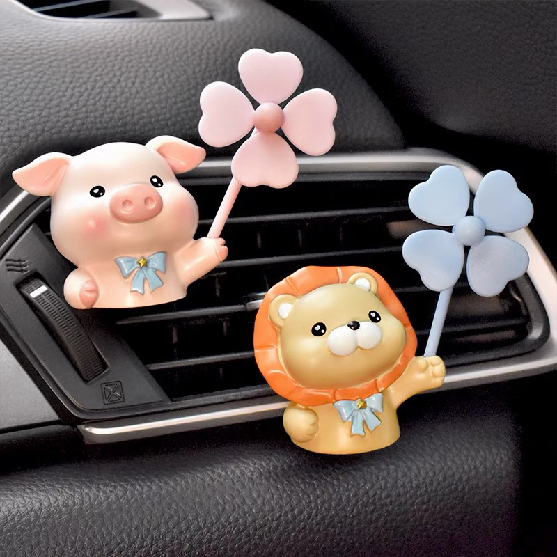RTR Kipas Ac Mobil Boneka Parfume Ac Mobil PAJANGAN AC MOBIL Kipas Baling Putar / Dekorasi Ac Mobil