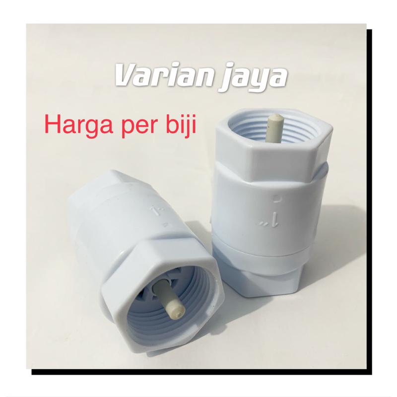 Tusen klep 1 inch Pvc 1” inci
