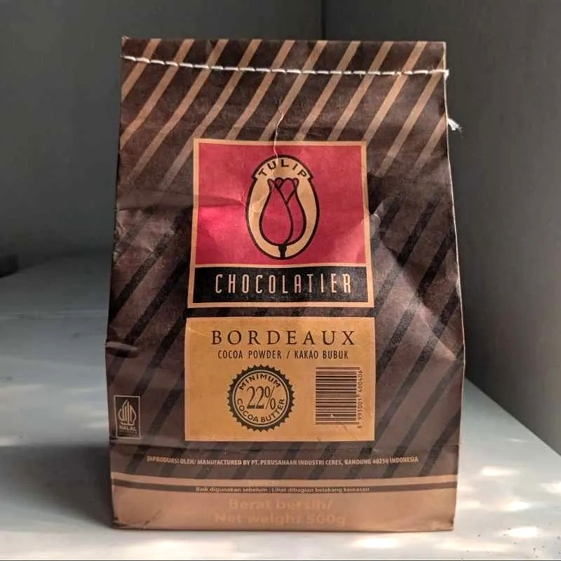 

TULIP Chocolatier BORDEAUX Cocoa Powder 500gr - Kakao Coklat Bubuk