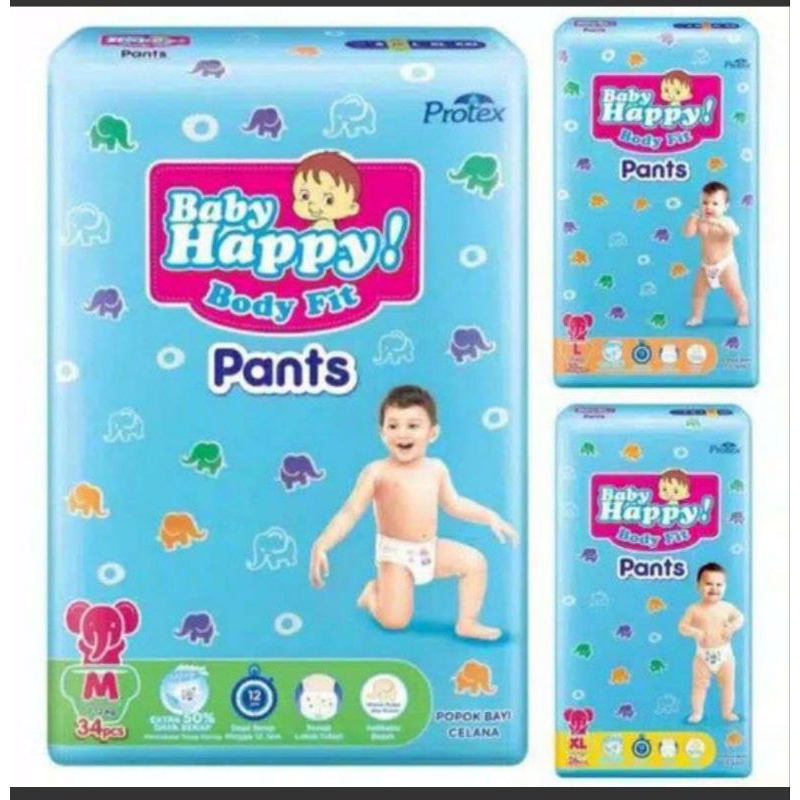 Baby happy pampers
