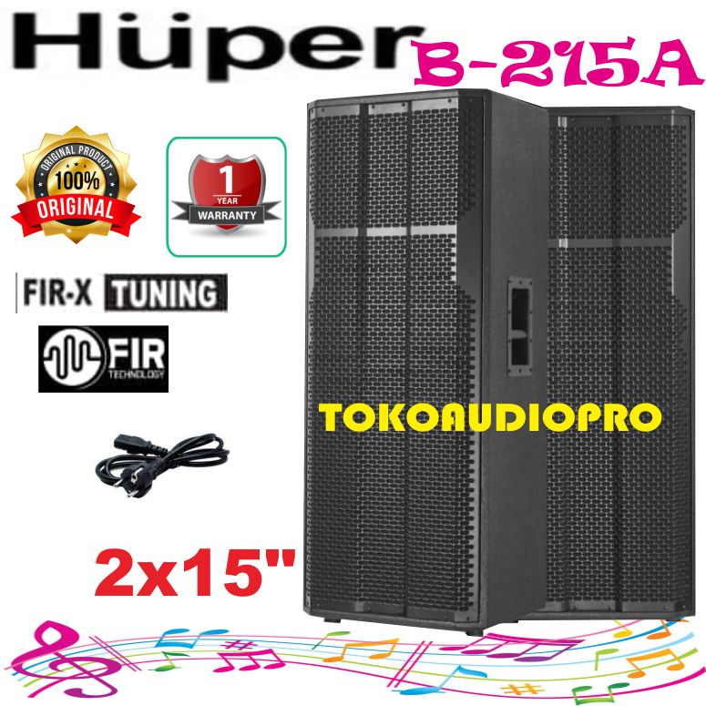 Speaker Huper B215A Dual 15-Inch Speaker Aktif Huper B-215a