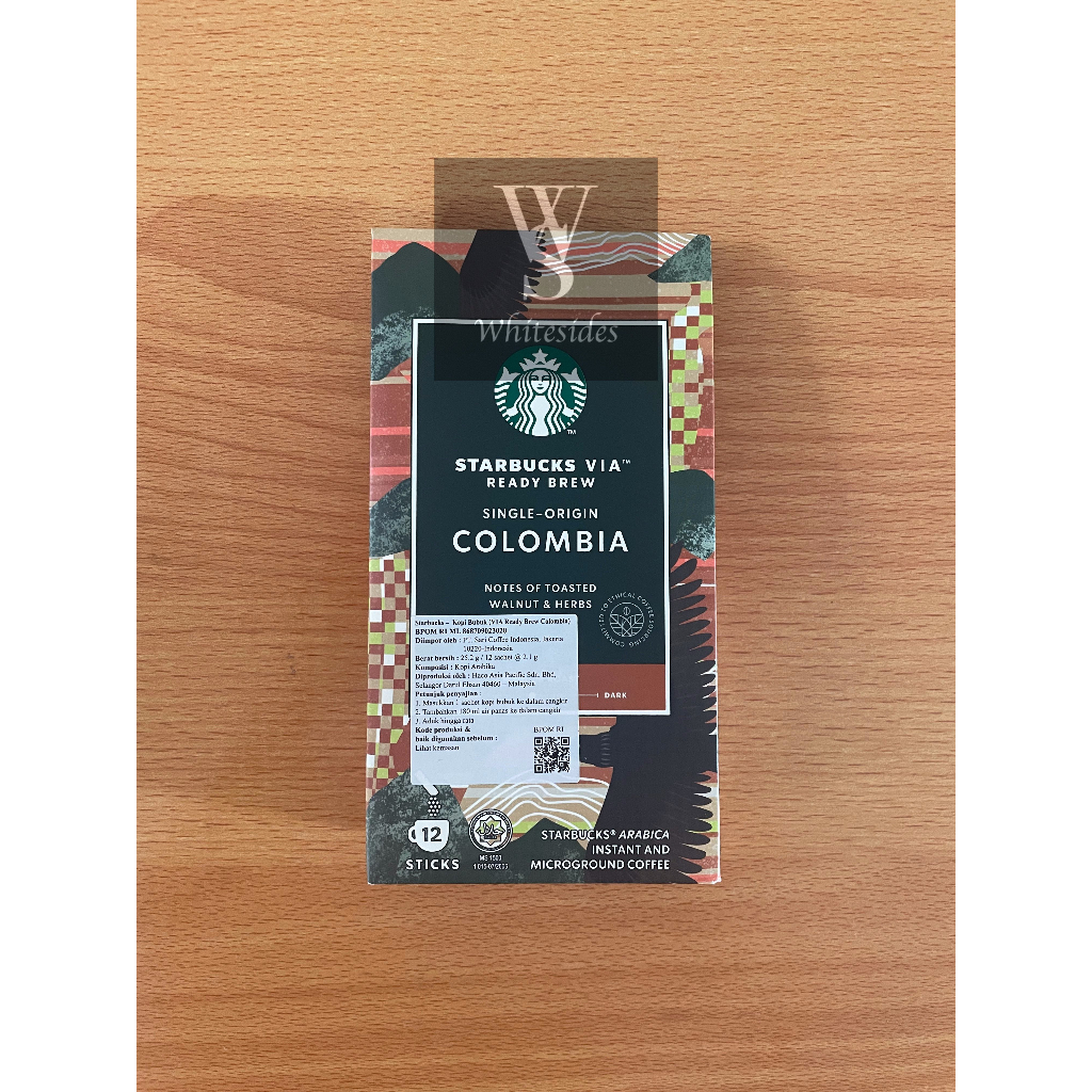 

VIA Colombia Roast - Starbucks VIA Instant Coffee Brew Me Flavoured Caramel Caffe Mocha Vanilla Latte Black Kopi Biji Instan Excelso Arabica Robusta Espresso Iced Teavana Italian Roast Colombia Pike Place Spring Anniversary Blend Instant