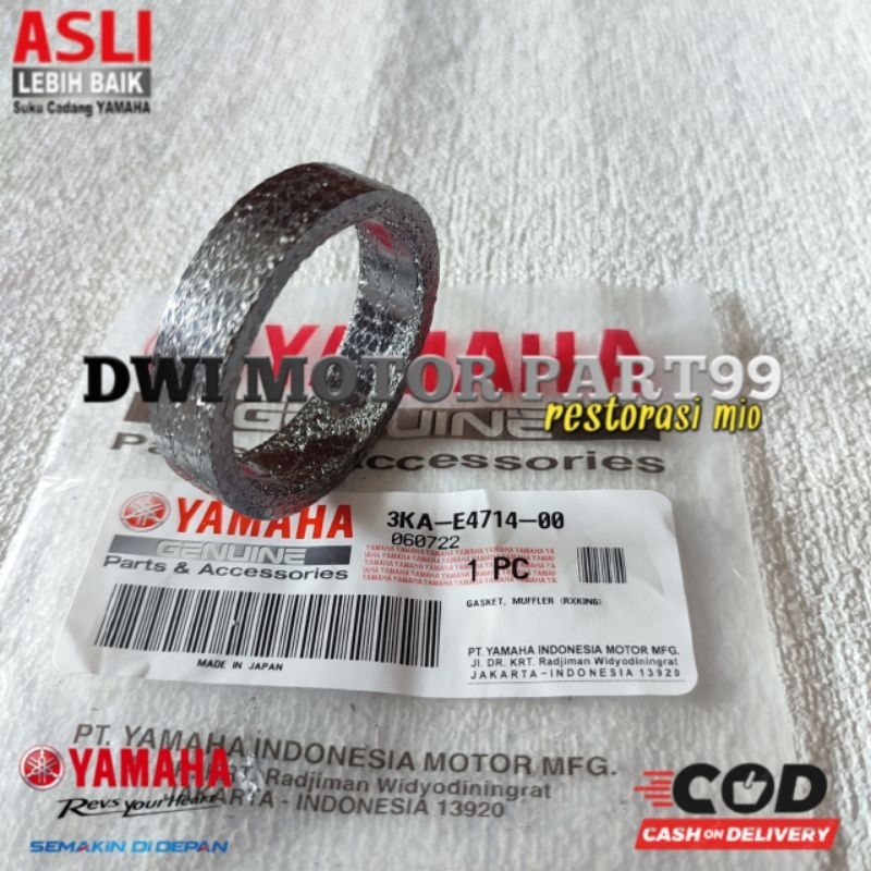 GASKET PAKING ASBES SAMBUNGAN KNALPOT RXKING RX-KING RX KING ORIGINAL