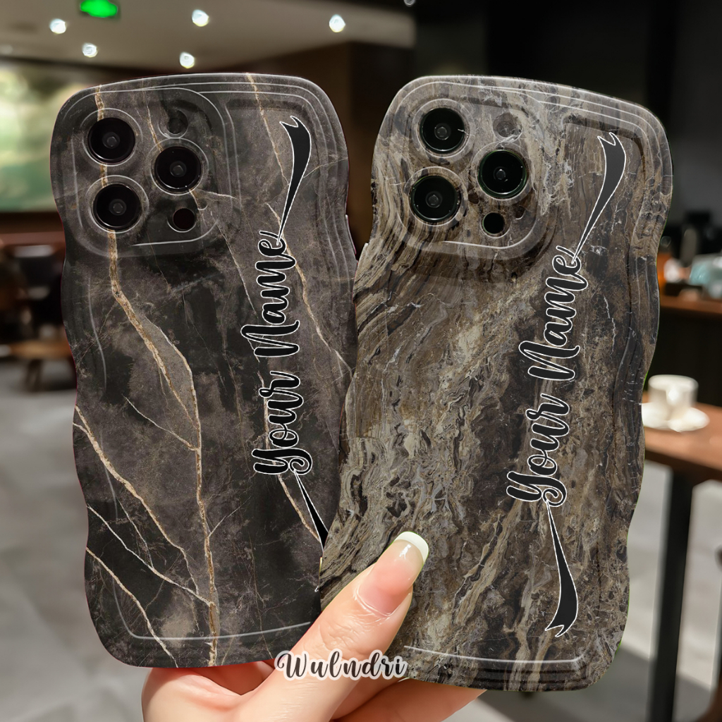 Case Gelombang Bisa Request Nama Untuk Tipe Hp Vivo Y20 Y20S Y35 Y21S Y16 Y35 Y22 Y91/ Softcase Gelo