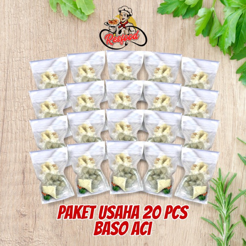 

Paket usaha baso aci 20 bungkus