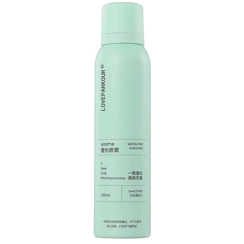 LOUVEPARKOUR DRY SHAMPOO VIRAL Semprotan Rambut kering Untuk Mengembangkan rambut / bervolume