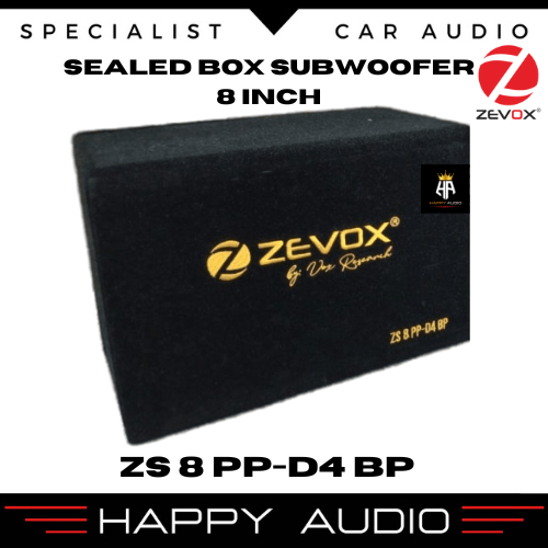 Subwoofer Pasif Bandpass 8 Inch Sealed Box ZEVOX ZS 8 PP-D4 BP by VOX RESEARCH Double Voice Coil