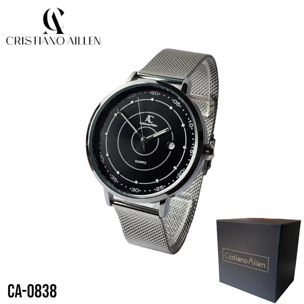 Jam Tangan Pria Cristiano Aillen CA 0838W Quartz Alloy Chrono