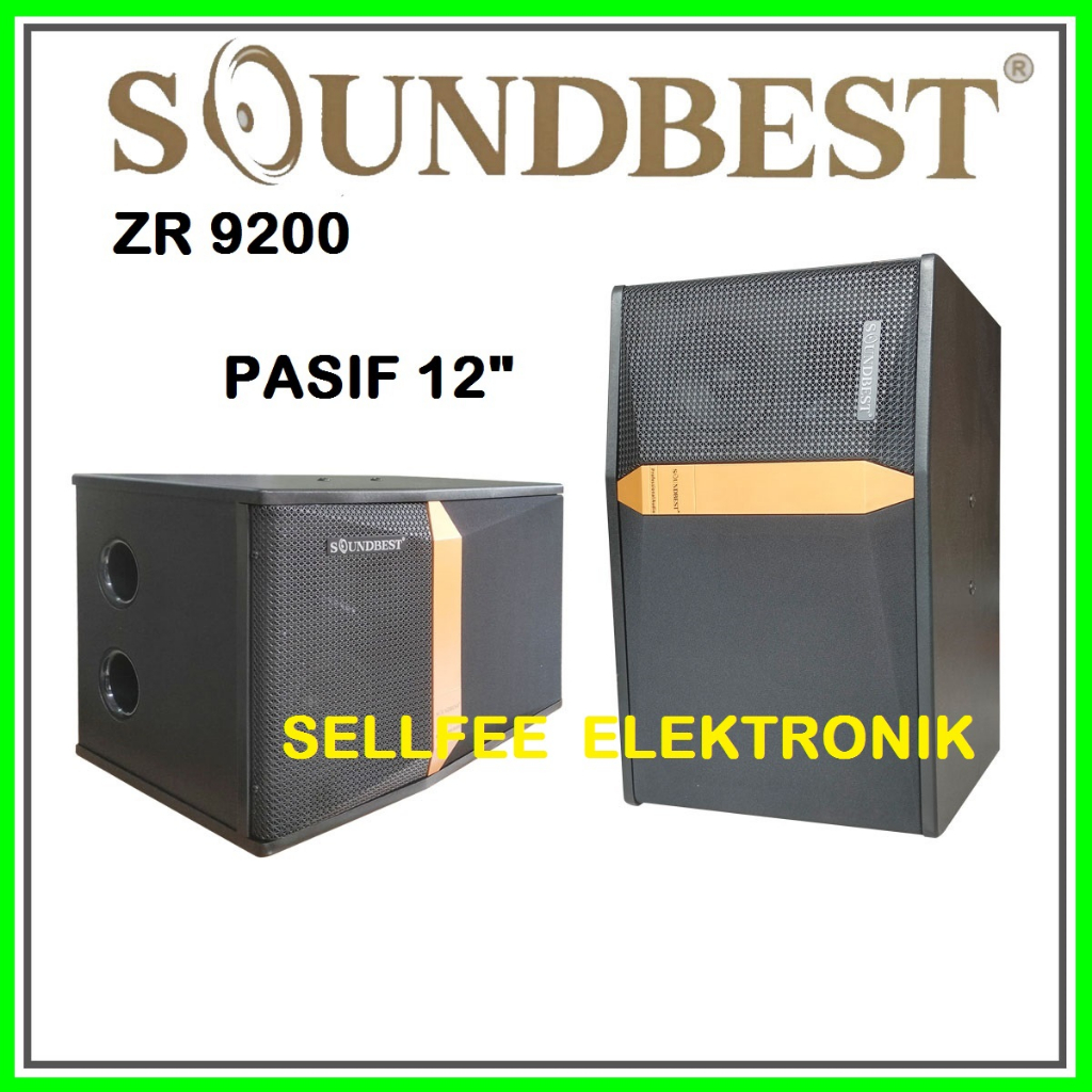 Speaker Pasif 12 Inch 3 way Soundbest ZR9200 Ful Range